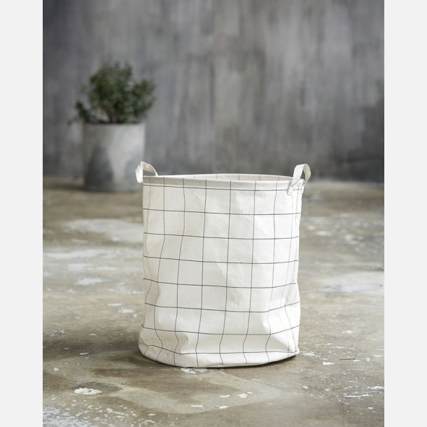Vasketjspose, Squares, Hvid/Sort